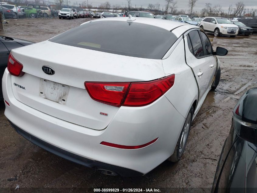 2015 Kia Optima Lx VIN: KNAGM4A75F5586368 Lot: 38599829