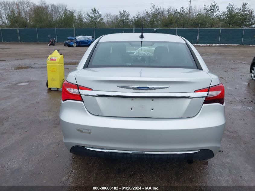 2012 Chrysler 200 Lx VIN: 1C3CCBABXCN223268 Lot: 38600102