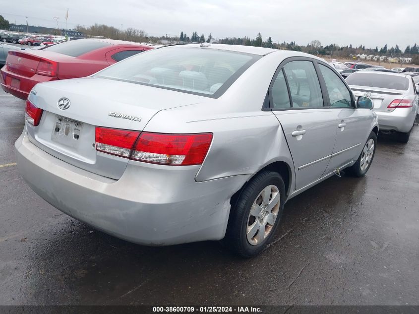 2008 Hyundai Sonata Gls VIN: 5NPET46C38H378043 Lot: 38600709