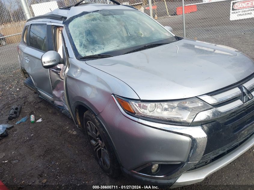 2016 Mitsubishi Outlander Sel VIN: JA4AZ3A3XGZ006599 Lot: 38600711