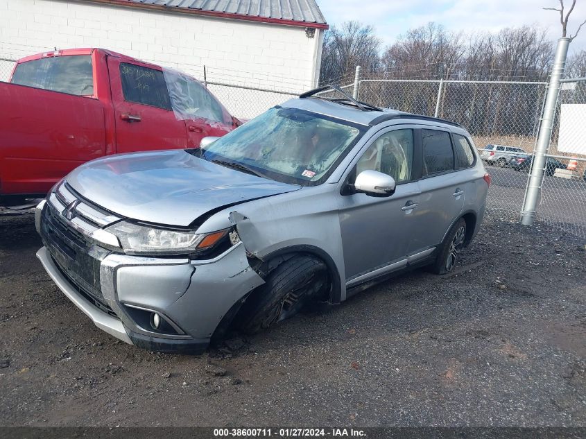 2016 Mitsubishi Outlander Sel VIN: JA4AZ3A3XGZ006599 Lot: 38600711