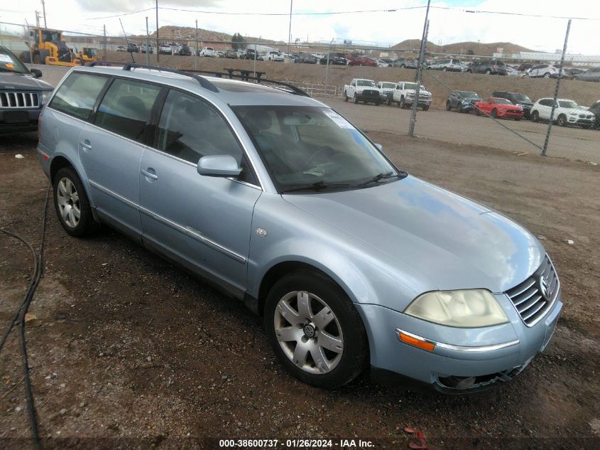 2003 Volkswagen Passat Glx VIN: WVWYH63B33E365159 Lot: 38600737