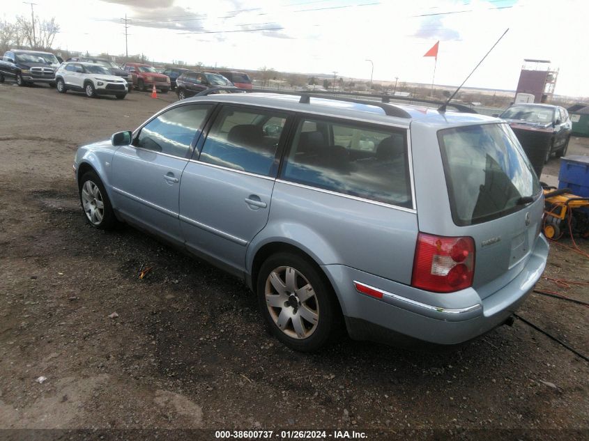 2003 Volkswagen Passat Glx VIN: WVWYH63B33E365159 Lot: 38600737