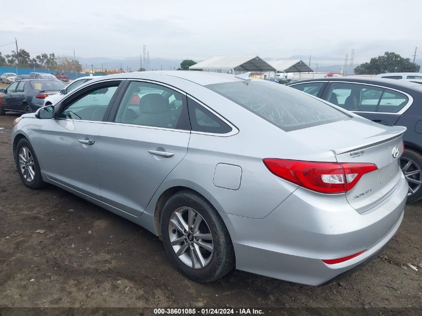 2017 Hyundai Sonata VIN: 5NPE24AFXHH565168 Lot: 38601085