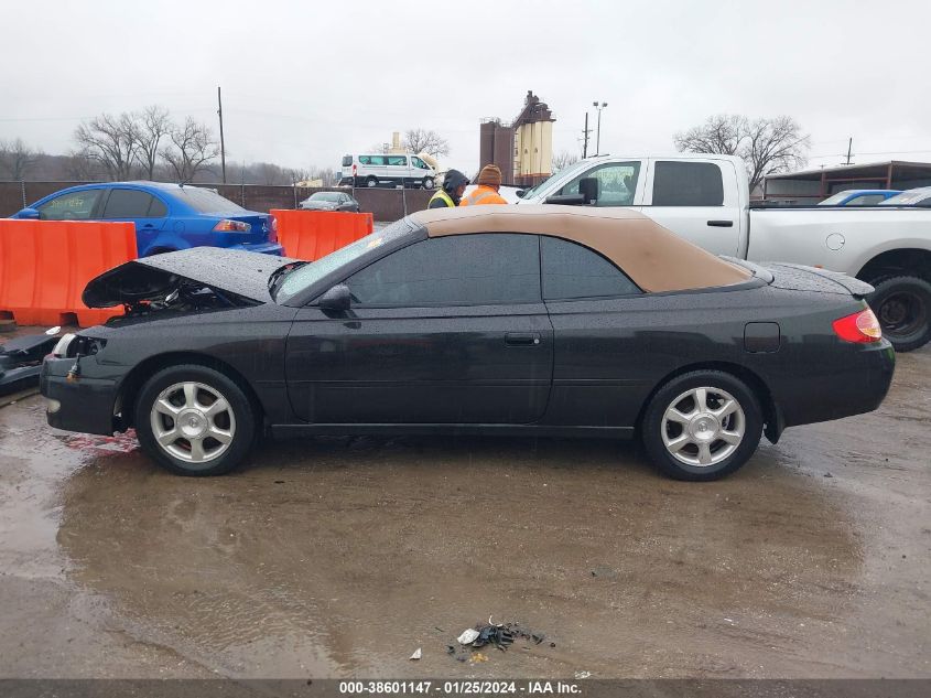 2003 Toyota Camry Solara Sle VIN: 2T1FF28P03C602607 Lot: 38601147