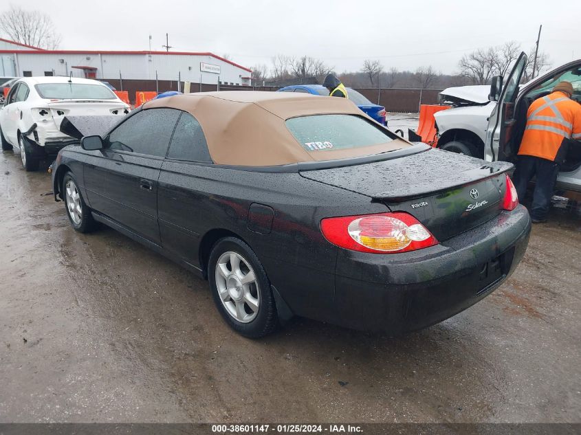 2003 Toyota Camry Solara Sle VIN: 2T1FF28P03C602607 Lot: 38601147