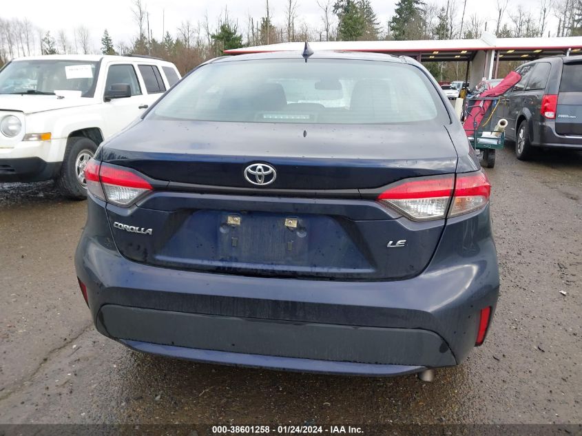 2021 Toyota Corolla Le VIN: 5YFEPMAE4MP201138 Lot: 38601258