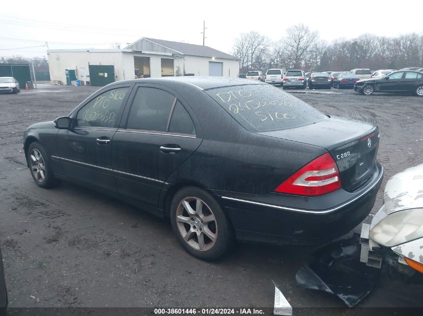 2007 Mercedes-Benz C 280 Luxury 4Matic VIN: WDBRF92H37F857397 Lot: 38601446