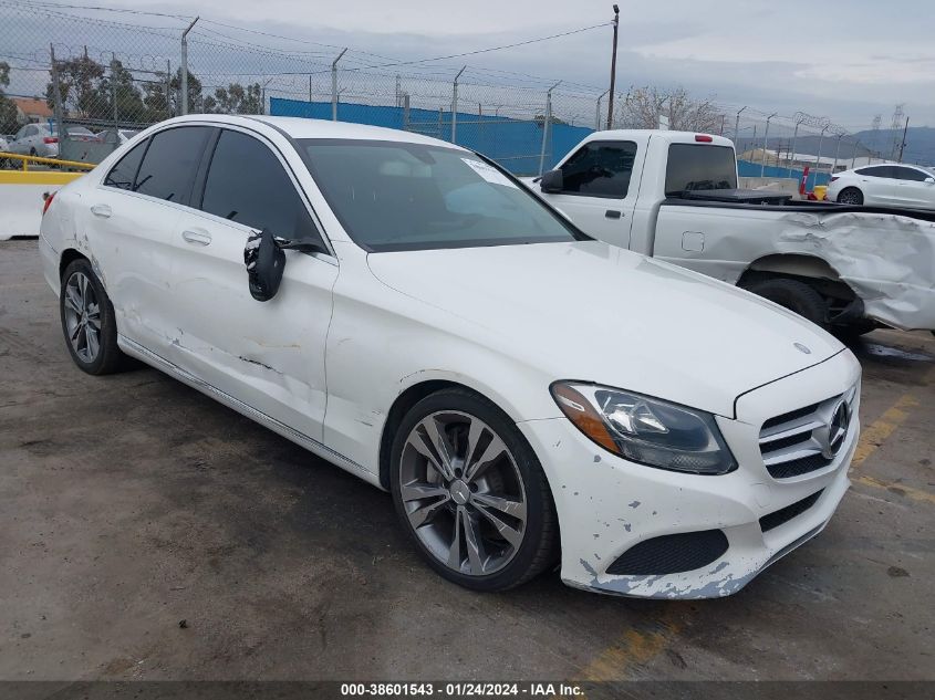 2016 Mercedes-Benz C 300 Luxury/Sport VIN: 55SWF4JB7GU172181 Lot: 38601543