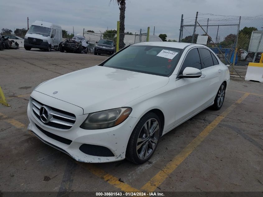 2016 Mercedes-Benz C 300 Luxury/Sport VIN: 55SWF4JB7GU172181 Lot: 38601543