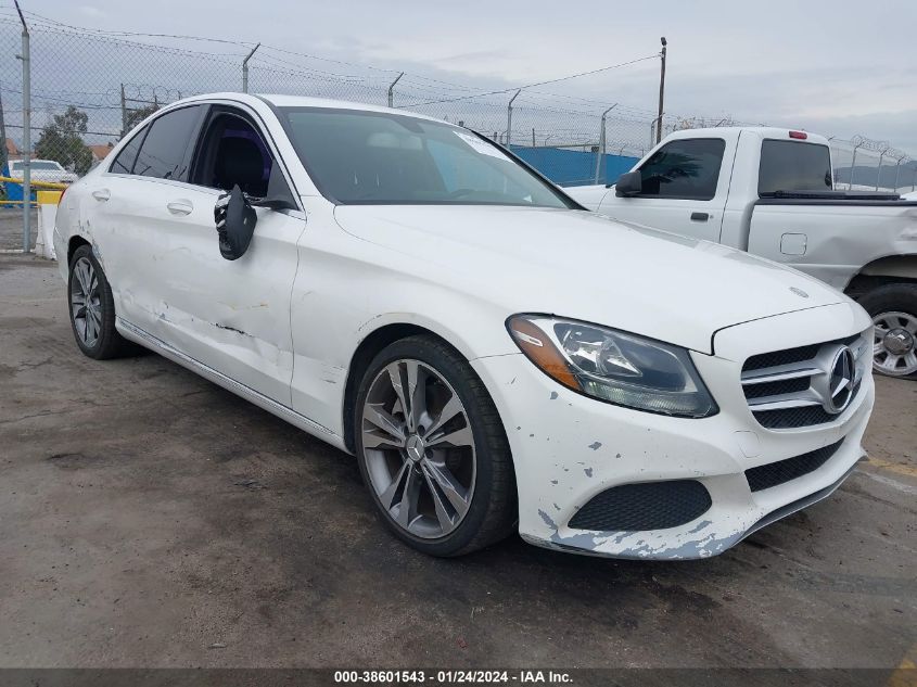 2016 Mercedes-Benz C 300 Luxury/Sport VIN: 55SWF4JB7GU172181 Lot: 38601543