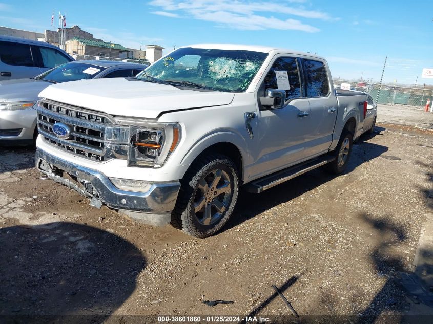 2023 Ford F-150 Lariat VIN: 1FTFW1E51PFB07908 Lot: 38601860