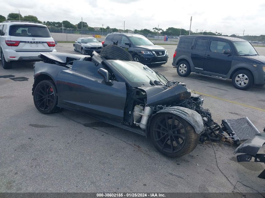 2017 Chevrolet Corvette Grand Sport VIN: 1G1Y12D72H5300357 Lot: 38602185