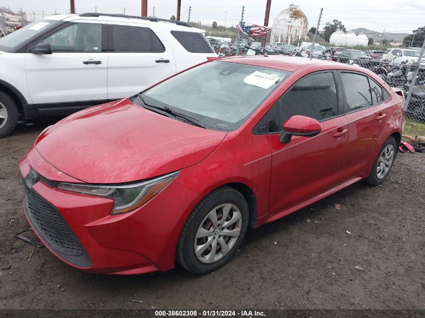 2020 Toyota Corolla Le VIN: JTDEPRAE9LJ008709 Lot: 38602308