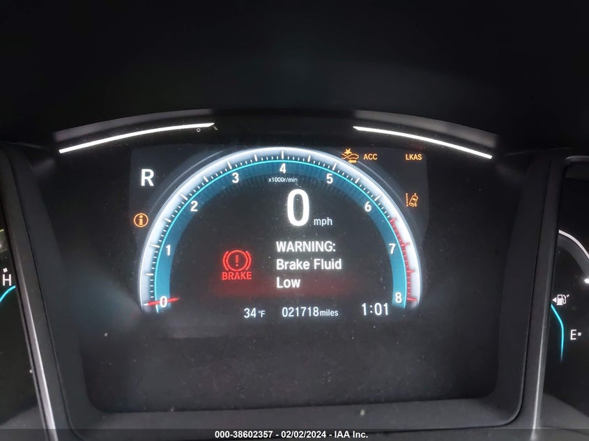 VIN SHHFK7H69LU216603 2020 HONDA CIVIC EX