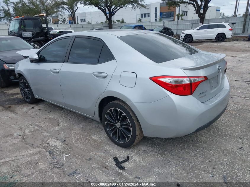 2014 Toyota Corolla S Plus VIN: 2T1BURHE7EC005467 Lot: 38602499