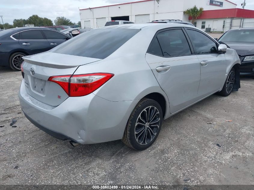 2014 Toyota Corolla S Plus VIN: 2T1BURHE7EC005467 Lot: 38602499