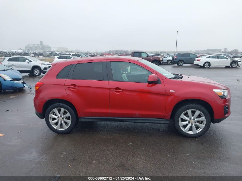 2014 Mitsubishi Outlander Sport Es VIN: 4A4AR3AU6EE018860 Lot: 38602712