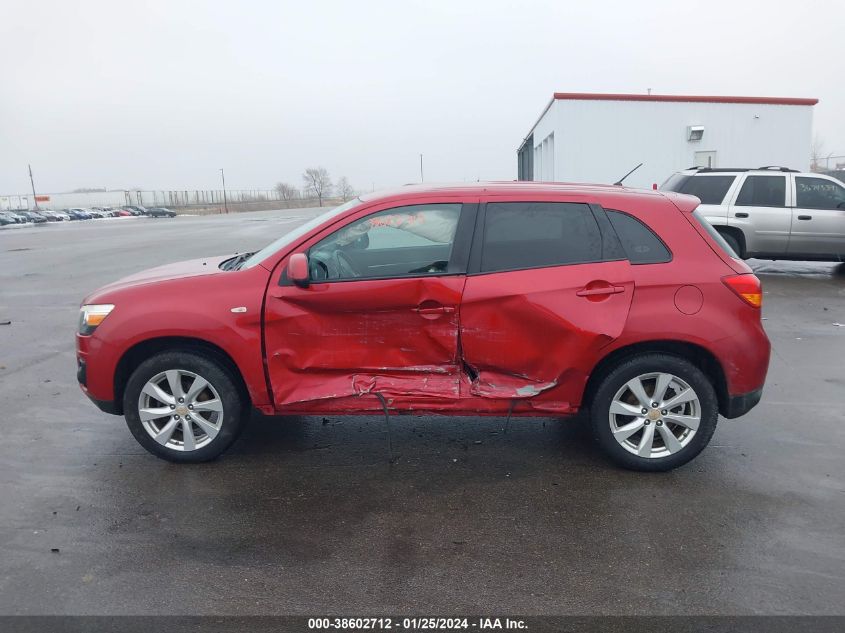 2014 Mitsubishi Outlander Sport Es VIN: 4A4AR3AU6EE018860 Lot: 38602712