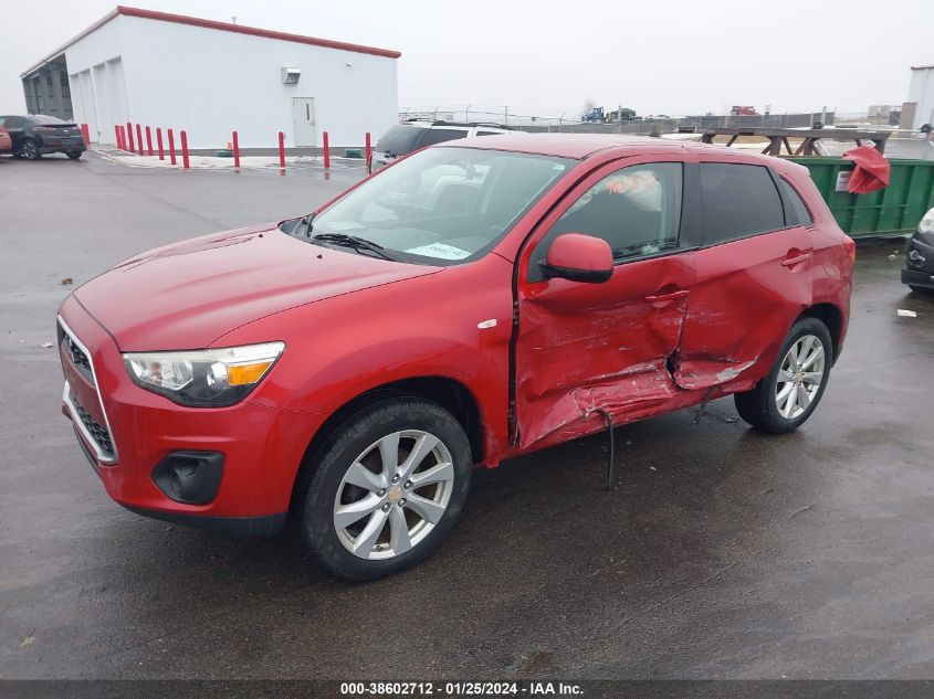 2014 Mitsubishi Outlander Sport Es VIN: 4A4AR3AU6EE018860 Lot: 38602712