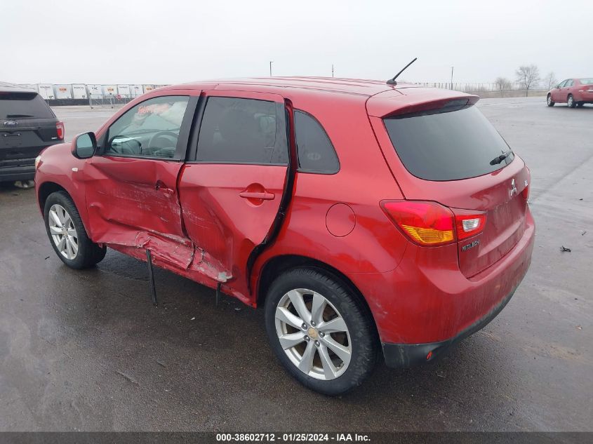 2014 Mitsubishi Outlander Sport Es VIN: 4A4AR3AU6EE018860 Lot: 38602712