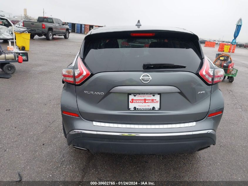 2017 Nissan Murano S VIN: 5N1AZ2MH5HN141095 Lot: 38602765