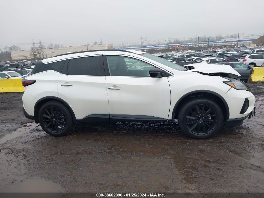 2024 Nissan Murano Sv Intelligent Awd VIN: 5N1AZ2BS5RC107766 Lot: 38602990