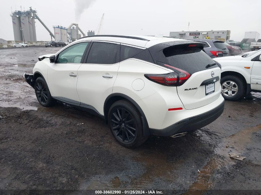 2024 Nissan Murano Sv Intelligent Awd VIN: 5N1AZ2BS5RC107766 Lot: 38602990