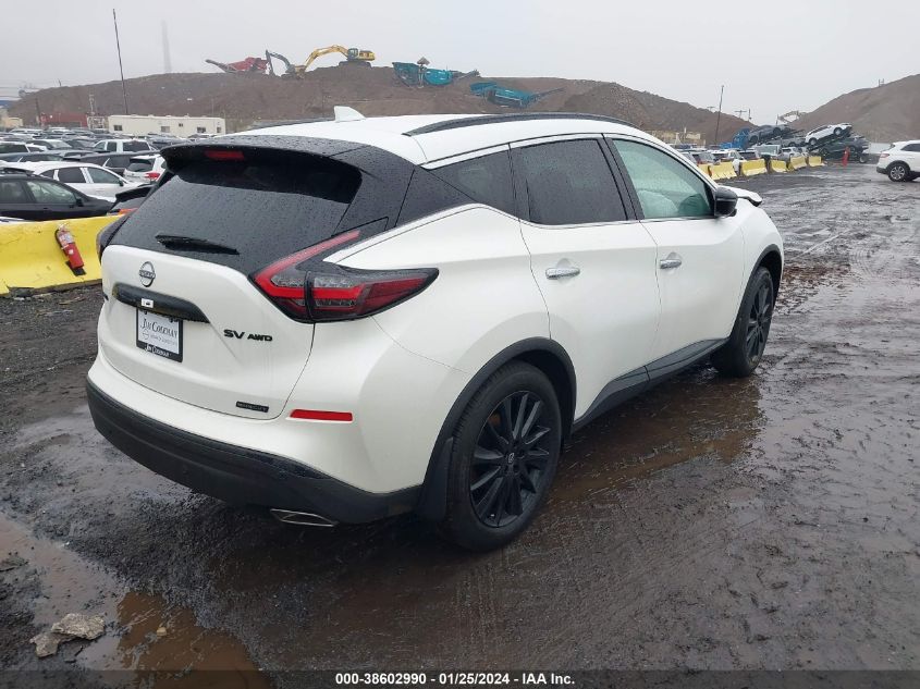 2024 Nissan Murano Sv Intelligent Awd VIN: 5N1AZ2BS5RC107766 Lot: 38602990