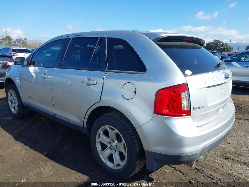 2013 Ford Edge Sel VIN: 2FMDK3JC8DBB50735 Lot: 38603120