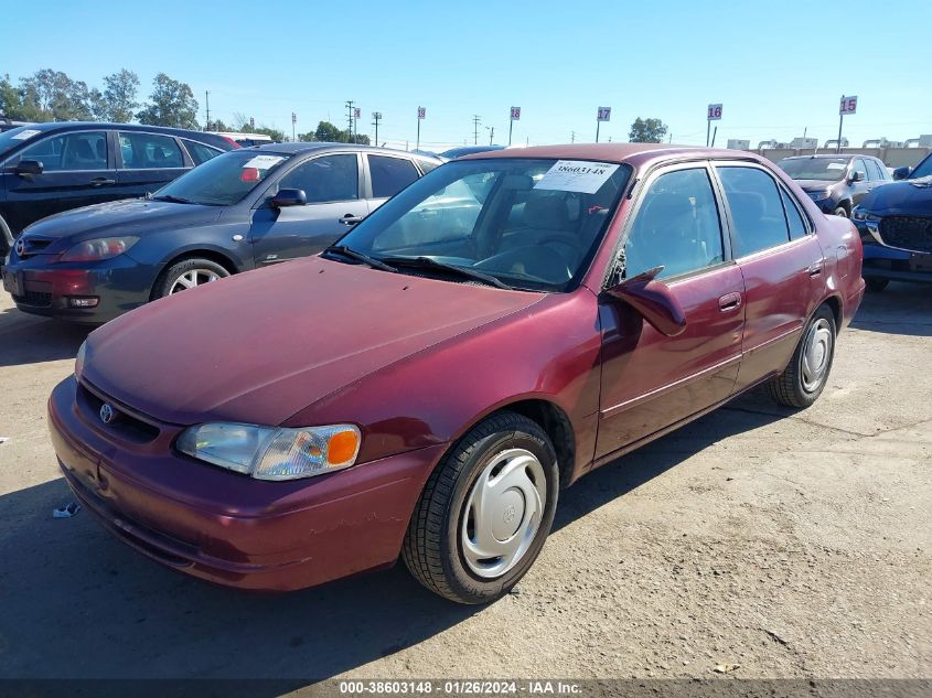 1998 Toyota Corolla Le VIN: 1NXBR18E7WZ080320 Lot: 38603148