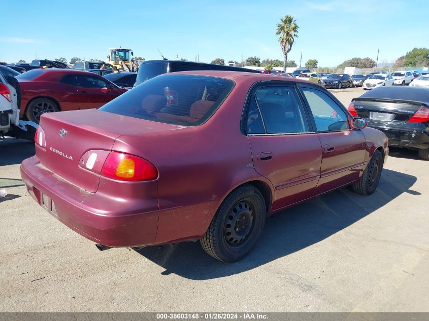 1998 Toyota Corolla Le VIN: 1NXBR18E7WZ080320 Lot: 38603148