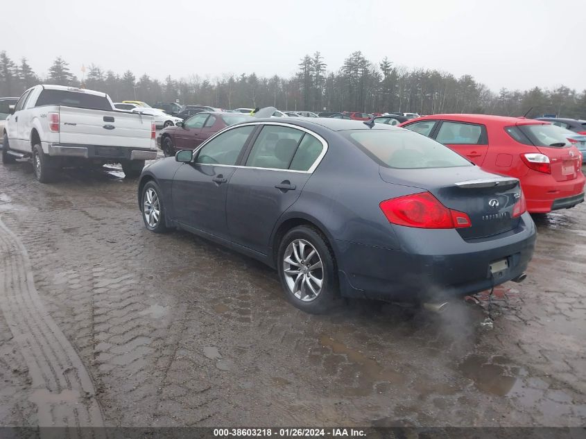 2008 Infiniti G35X VIN: JNKBV61FX8M280707 Lot: 38603218