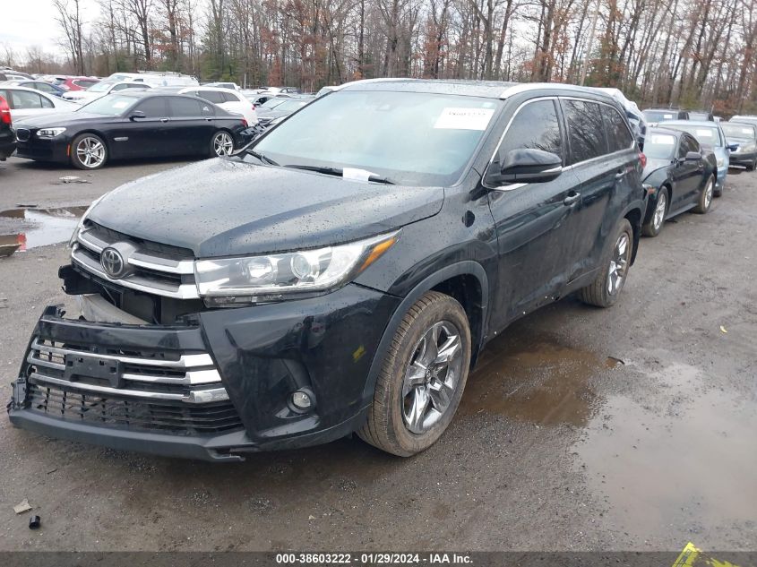 2019 Toyota Highlander Limited Platinum VIN: 5TDDZRFH9KS995919 Lot: 38603222