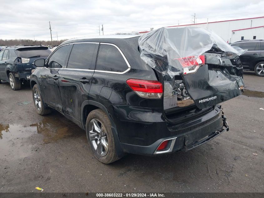 2019 Toyota Highlander Limited Platinum VIN: 5TDDZRFH9KS995919 Lot: 38603222