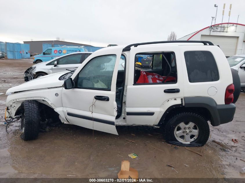 2006 Jeep Liberty Sport VIN: 1J4GL48K86W283816 Lot: 38603270