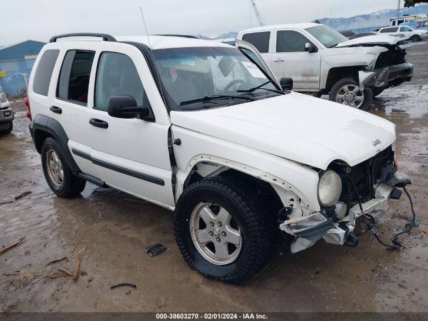 2006 Jeep Liberty Sport VIN: 1J4GL48K86W283816 Lot: 38603270