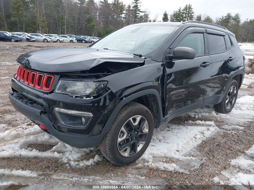 2018 Jeep Compass Trailhawk VIN: 3C4NJDDB8JT373734 Lot: 38603564