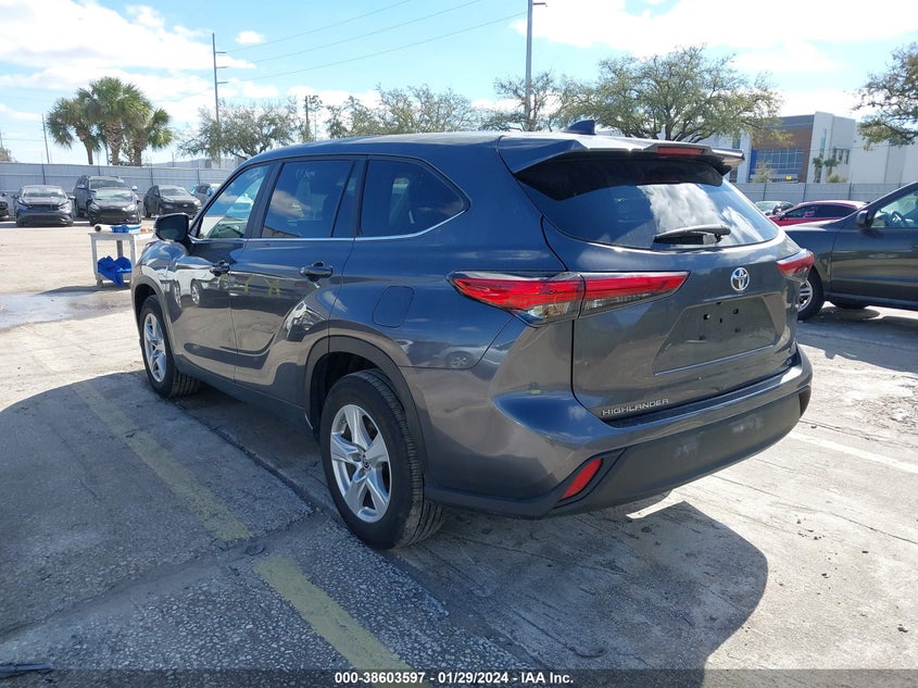 2023 TOYOTA HIGHLANDER L/LE/XLE/LIMITED/PLATINUM/XSE VIN: 5TDKDRAH8PS039559