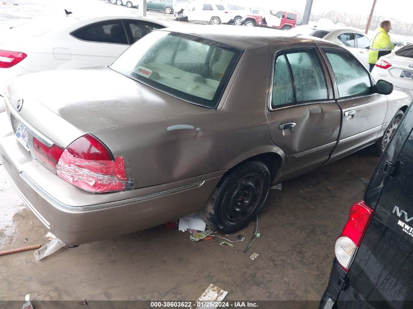 2004 Mercury Grand Marquis Gs VIN: 2MEFM74W84X633955 Lot: 39963196