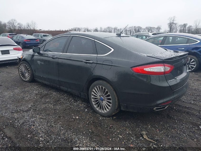 2013 Ford Fusion Titanium VIN: 3FA6P0D95DR126428 Lot: 39202231