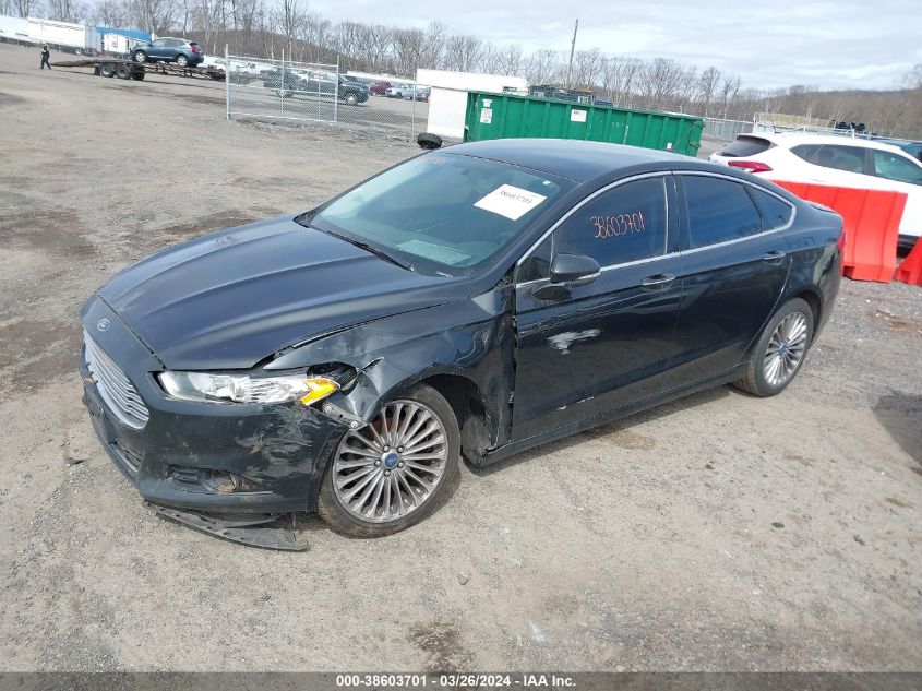 2013 Ford Fusion Titanium VIN: 3FA6P0D95DR126428 Lot: 39202231