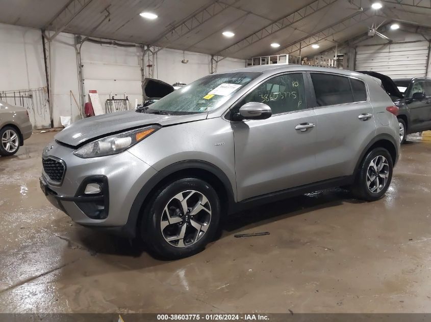 2020 Kia Sportage Lx VIN: KNDPMCAC7L7670833 Lot: 38603775