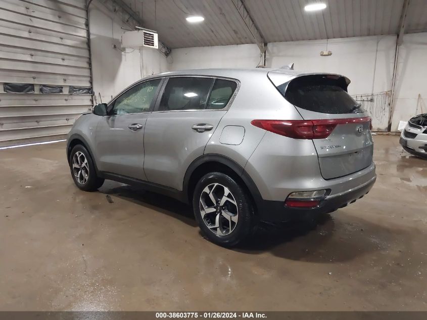 2020 Kia Sportage Lx VIN: KNDPMCAC7L7670833 Lot: 38603775