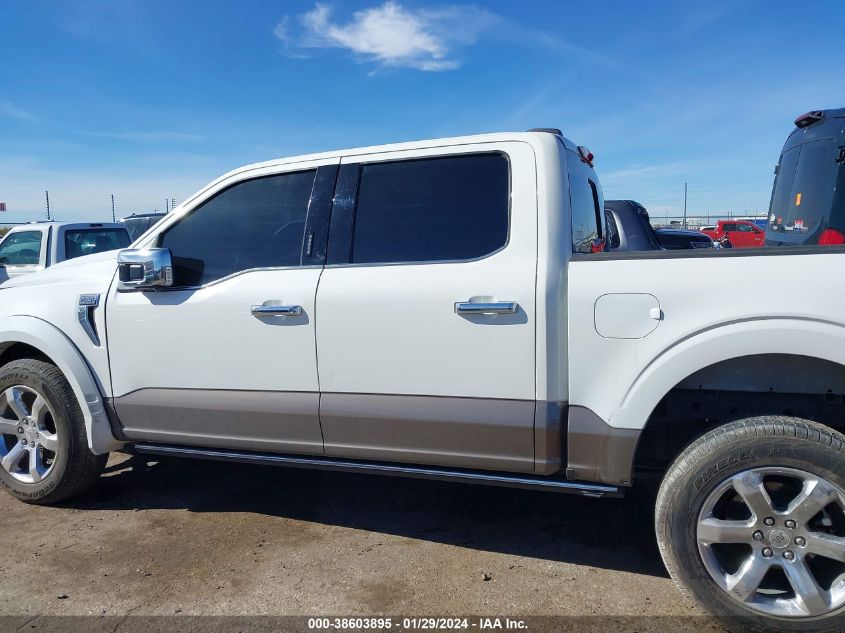 2022 Ford F-150 King Ranch VIN: 1FTFW1E86NFC40218 Lot: 38603895