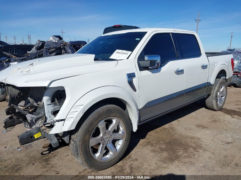 2022 Ford F-150 King Ranch VIN: 1FTFW1E86NFC40218 Lot: 38603895