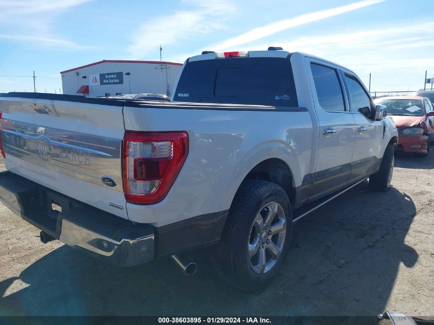 2022 Ford F-150 King Ranch VIN: 1FTFW1E86NFC40218 Lot: 38603895