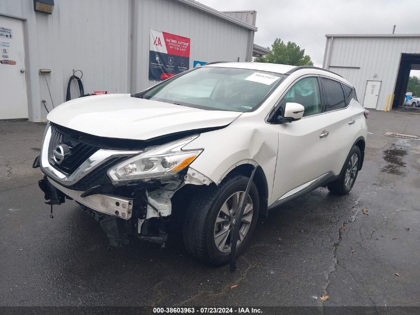 2017 Nissan Murano Sv VIN: 5N1AZ2MH6HN118991 Lot: 38603963