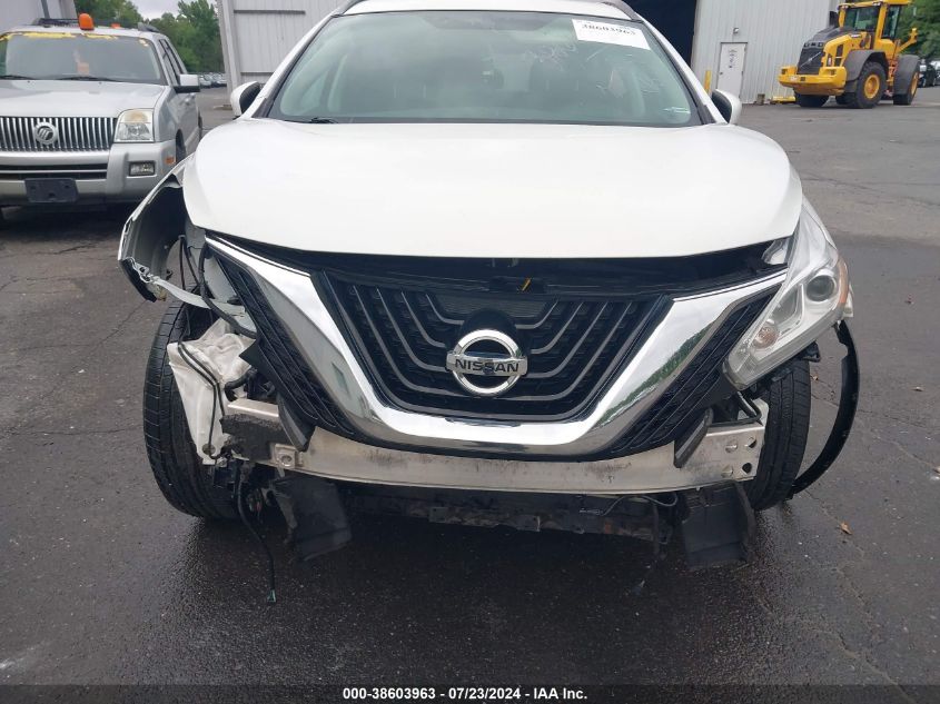 2017 Nissan Murano Sv VIN: 5N1AZ2MH6HN118991 Lot: 38603963