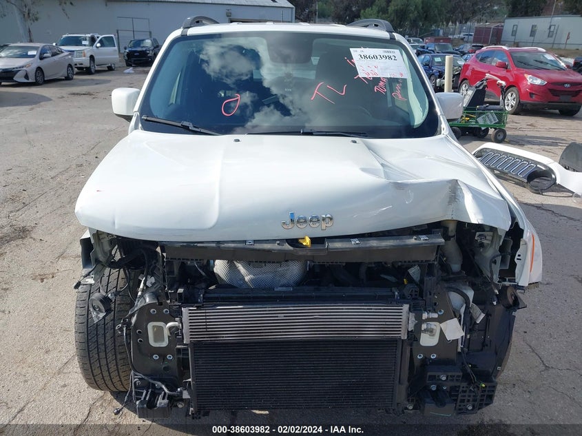 VIN ZACCJABBXHPF19982 2017 JEEP RENEGADE LATITUDE FWD